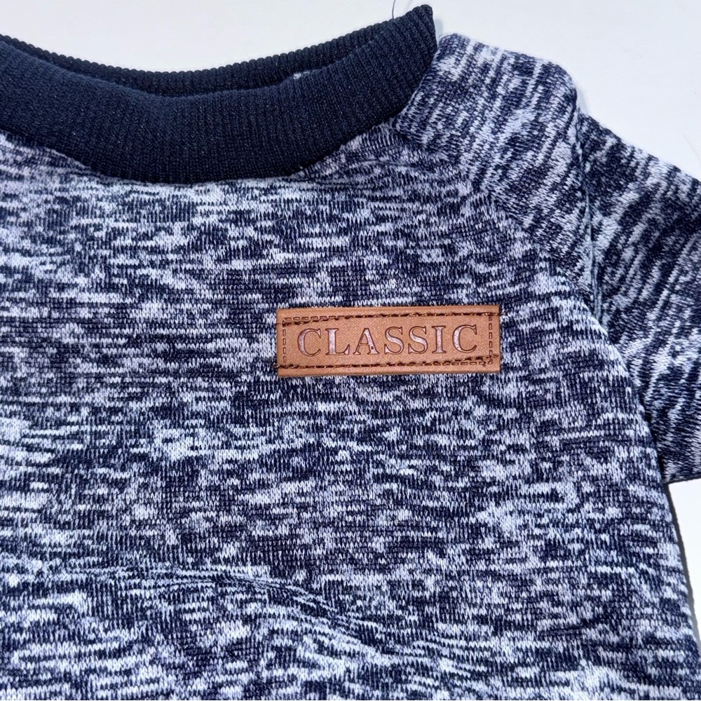 Pet Dog Clothes Knitwear Sweater Soft Thickening Warm Winter Puppy Blue Size M - Picture 3 of 6